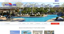 Desktop Screenshot of beachescapesrentals.com