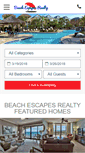 Mobile Screenshot of beachescapesrentals.com